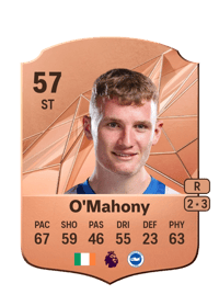 Mark O'Mahony Rare 57 OVR