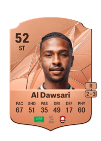 Rakan Al Dawsari Rare 52 OVR