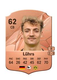 Yannik Lührs Rare 62 OVR
