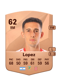 Lucas Fabrizio Lopez Common 62 OVR