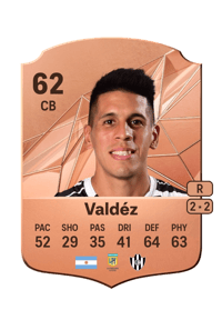 Sebastián Valdéz Rare 62 OVR
