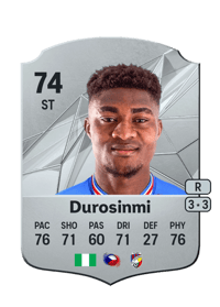 Rafiu Durosinmi Rare 74 OVR