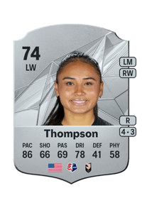 Alyssa Thompson Rare 74 OVR