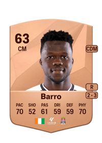 Djakaría Barro Common 63 OVR