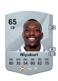 Claus Niyukuri Common 65 OVR