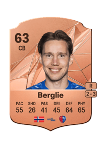 Fredrik Berglie Rare 63 OVR