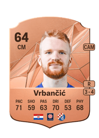 Luka Vrbančić Rare 64 OVR