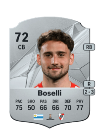 Sebastián Boselli Rare 72 OVR