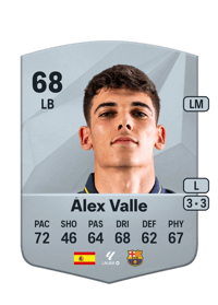 Álex Valle Common 68 OVR
