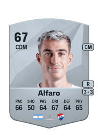 Juan Fernando Alfaro Common 67 OVR