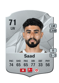 Elias Saad Rare 71 OVR