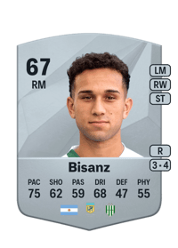Juan Bisanz Common 67 OVR