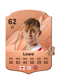 Nathan Lowe Rare 62 OVR
