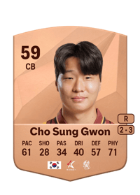 Cho Sung Gwon Common 59 OVR