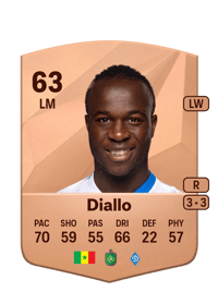 Samba Diallo Common 63 OVR