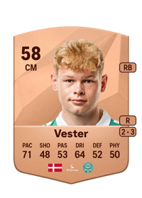 Jakob Vester Common 58 OVR