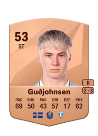 Daníel Tristan Guðjohnsen Common 53 OVR
