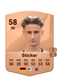 Jonah Sticker Common 58 OVR