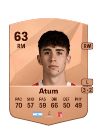 Axel Atum Common 63 OVR