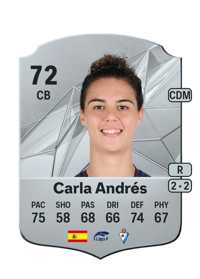Carla Andrés Rare 72 OVR