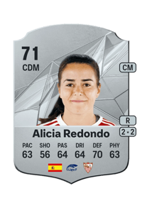 Alicia Redondo Rare 71 OVR