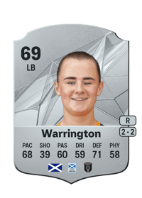 Chloe Warrington Rare 69 OVR
