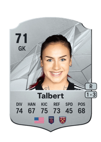 Katelin Talbert Rare 71 OVR
