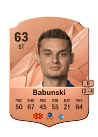 Dorian Babunski Rare 63 OVR