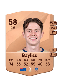 Lachlan Bayliss Common 58 OVR