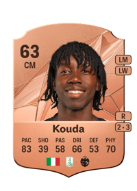 Rachid Kouda Rare 63 OVR