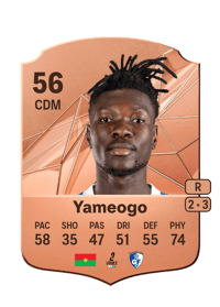 Bachirou Yameogo Rare 56 OVR