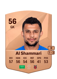 Abdulrahman Al Shammari Common 56 OVR