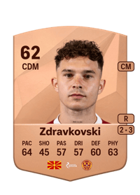 Davor Zdravkovski Common 62 OVR