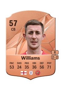 Harry Williams Rare 57 OVR
