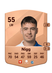 Damian Nigg Common 55 OVR