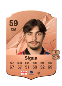 Gabriel Sigua Rare 59 OVR