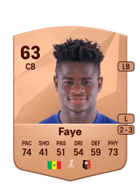 Mikayil Faye Common 63 OVR