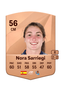 Nora Sarriegi Common 56 OVR