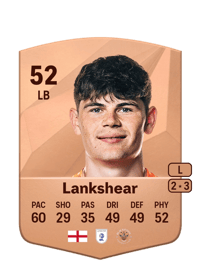 Alex Lankshear Common 52 OVR
