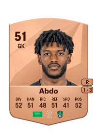 Abdullah Abdo Common 51 OVR