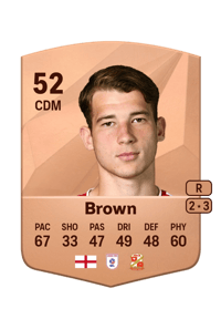 Jaxon Brown Common 52 OVR
