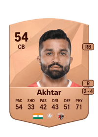 Asheer Akhtar Common 54 OVR