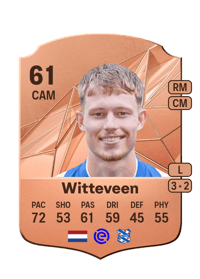 Melle Joop Witteveen Rare 61 OVR