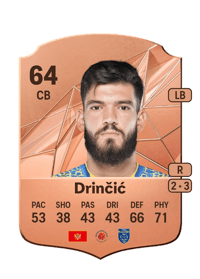 Miloš Drinčić Rare 64 OVR