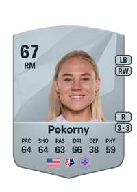 Maddie Pokorny Common 67 OVR