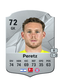 Daniel Peretz Rare 72 OVR