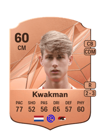 Dave Kwakman Rare 60 OVR
