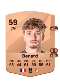 William Benard Common 59 OVR