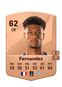 Nehemiah Fernandez Common 62 OVR