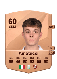 Lorenzo Amatucci Common 60 OVR